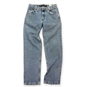 Vintage Nautica Jeans Men's 30x32‎ Light Wash Straight Leg Stretch Made In USA